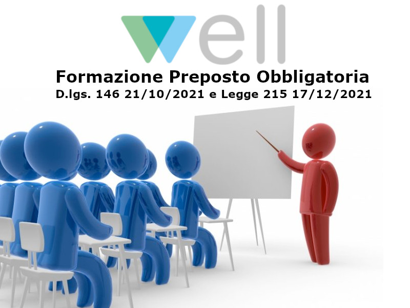 obbligo formazione preposto Well Cagliari - Formazione supporto e consulenza per aziende e cooperative